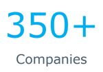 350+ Companies