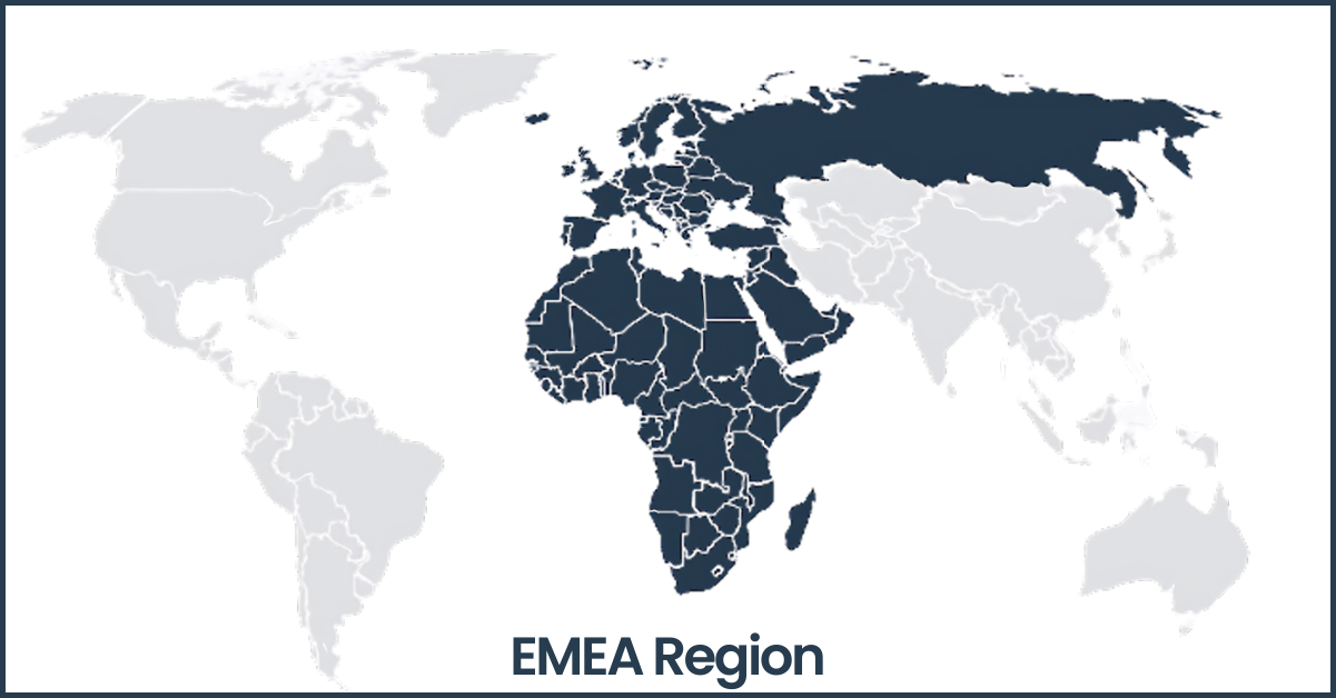 EMEA Region Map